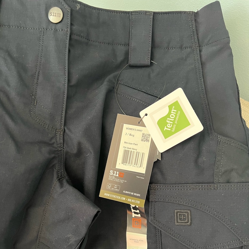 NWT Women’s 5.11 Icon Tactical Pants Size 2